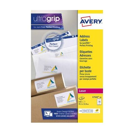 AVERY Etiquette d'adresse, 63,5 x 38,1 mm, blanc