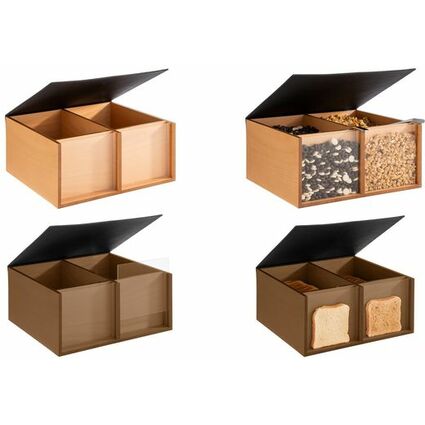 APS Buffetbox TOAST BOX, 360 x 335 x 175 mm, eiche natur