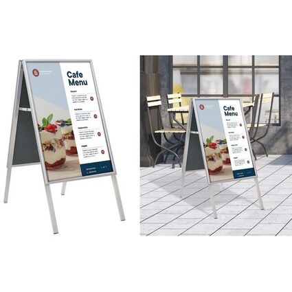 EUROPEL Plakatstnder CLASSIC, B1, silber