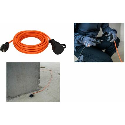 brennenstuhl Verlngerungskabel BREMAXX, IP44, 10 m, orange