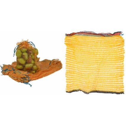dm-folien Kartoffel-/Obstscke, orange, 10 kg, mit Zugband