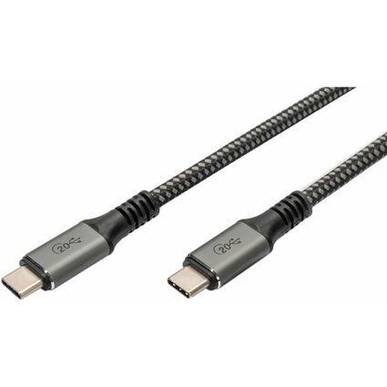 DIGITUS USB 4.0 Anschlusskabel, USB-C - USB-C, 1,0 m