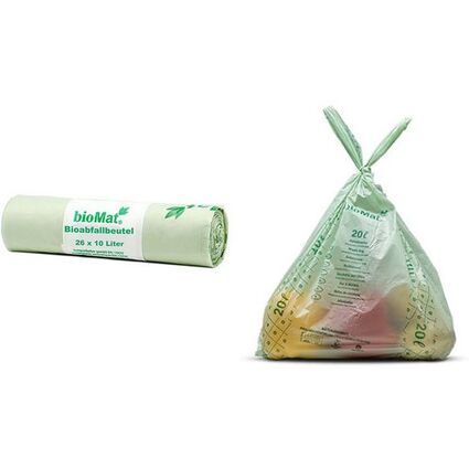 bioMAT Bio-Abfallbeutel, 20 Liter, grn