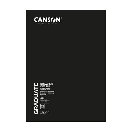 CANSON Skizzenbuch GRADUATE DRAWING, 105 x 148 mm