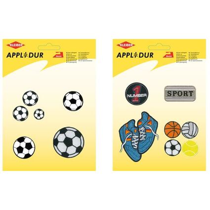 KLEIBER Applikations-Sortiment "Football", 6 Motive