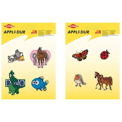 KLEIBER Applikations-Sortiment "Cartoon Animal", 4 Motive