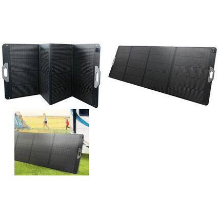 LogiLink Solarpanel, 100 Watt, faltbar, schwarz