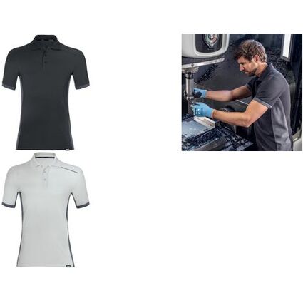 uvex Herren-Poloshirt suXXeed industry, hellgrau, L
