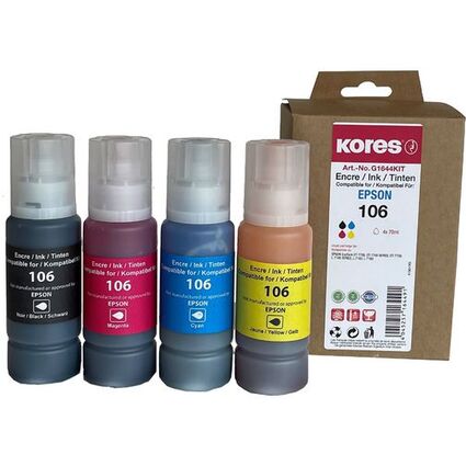 Kores Multi-Pack Tintenflasche G1655KIT ersetzt EPSON 113