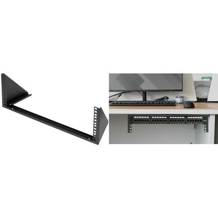 DIGITUS 19" Wandmontagerahmen, vertikal, 6HE, schwarz