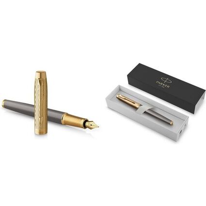 PARKER Fllhalter IM PREMIUM Arrow Grey GT, Federbreite F