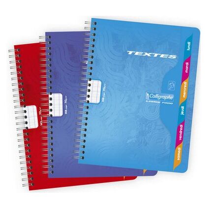 Calligraphe 7000 Cahier de textes, 170 x 220 mm, sys