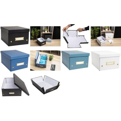 EXACOMPTA Ablagebox Neo Deco, DIN A3+, blau