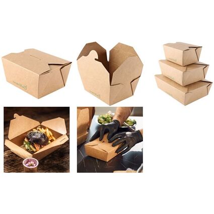 NATURE Star Snackbox, (B)162 x (T)132 x (H)64 mm, braun
