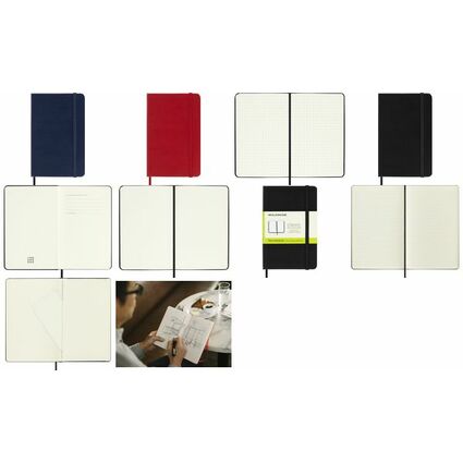 MOLESKINE Notizbuch, P/A6, liniert, Hardcover, schwarz