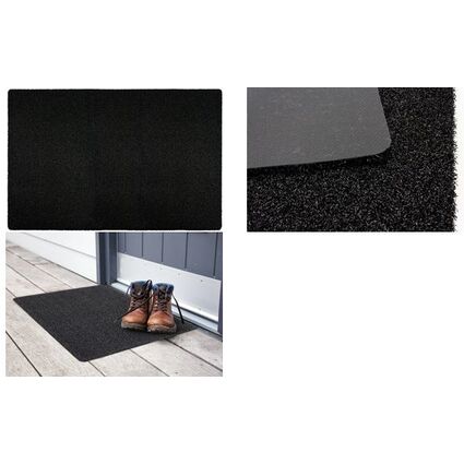 PAPERFLOW Schmutzfangmatte NEVADA, 600 x 1.000 mm, schwarz