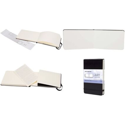 MOLESKINE Aquarellalbum, L/A5. 200g/qm, Hardcover, schwarz