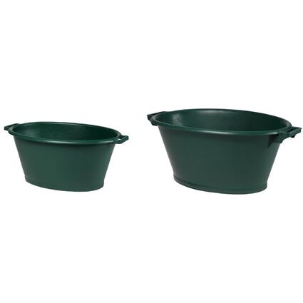 EDA Wanne, oval, 50 Liter, Kunststoff, grn