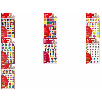 APLI kids Sticker "Herz", Kleinpackung