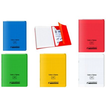 CONQUERANT CLASSIQUE Cahier  rabat 240 x 320 mm, incolore