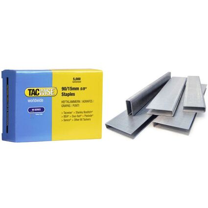 TACWISE Schmalrckenklammern 90/40 mm verzinkt, 5.000 Stck