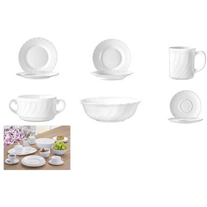 Esmeyer Arcoroc Suppenuntertasse TRIANON, 155 mm, wei