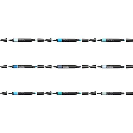 LEFRANC BOURGEOIS WINSOR & NEWTON Promarker, cyan