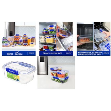 Sistema Frischhaltedose KLIP IT PLUS, 3,35 Liter, blau