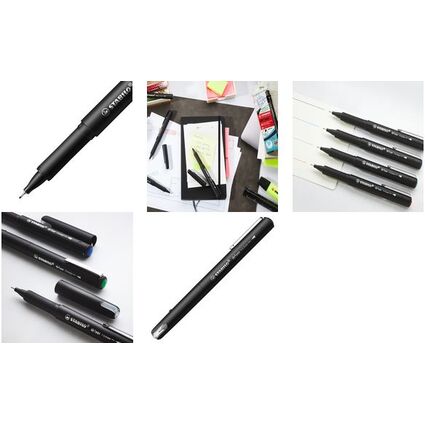 STABILO Fineliner dr!ver, fein, blau