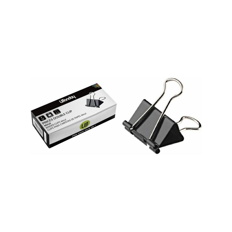 Wonday Foldback-Klammer, (B)51 mm, Klemmweite 20 mm, schwarz FPI510073 bei   günstig kaufen