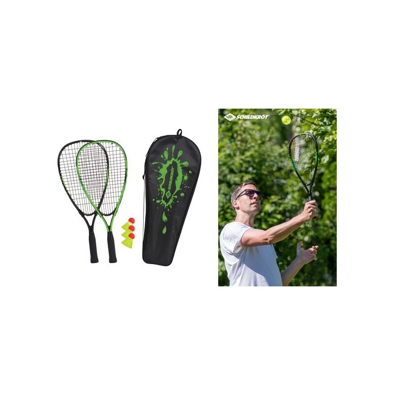 Schildkröt Speed Badminton Set neu mit Tasche und 3 Bällen 970905 