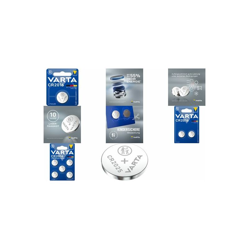 VARTA Lithium Knopfzelle Professional Electronics, CR2450 06450