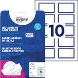AVERY zweckform Namensetiketten, 80 x 50 mm, rahmen blau