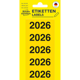 AVERY zweckform Ordner-Inhaltsschild "2026", 60x26 mm, gelb