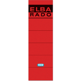 ELBA Ordnerrcken-Etiketten "ELBA RADO" - kurz/breit, rot