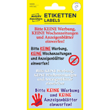AVERY zweckform Hinweisetikett "Bitte keine Werbung,