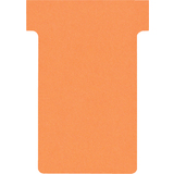 nobo T-Karten, Gre 2 / 60 mm, 170 g/qm, orange
