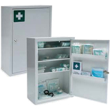 Leina verbandschrank Medisan D, inhalt DIN 13157, wei