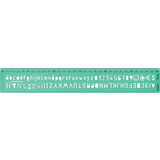 Maped Schriftschablone, Schrifthhe: 8 mm, grn-transparent