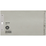LEITZ Tauenpapier-Register, A-Z, a5 quer, 20-teilig, grau