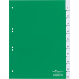 DURABLE Kunststoff-Register, PP, Strke: 0,12 mm, 10-teilig