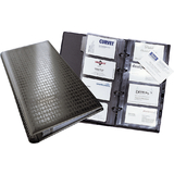 DURABLE visitenkarten-ringbuch VISIFIX centium, schwarz