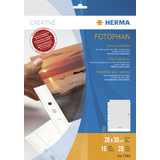 HERMA fotophan Sichthllen din A4, fr fotos 20 x 30 cm