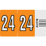 LEITZ jahressignal Orgacolor "24", auf Streifen, orange
