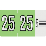 LEITZ jahressignal Orgacolor "25", auf Streifen, grn