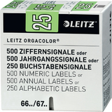 LEITZ jahressignal Orgacolor "25", auf Rolle, grn