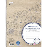 LANDR collegeblock "Recycling" din A4, liniert, 80 Blatt