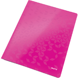LEITZ schnellhefter WOW, din A4, Karton, pink metallic