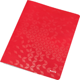 LEITZ schnellhefter WOW, din A4, Karton, rot