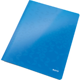 LEITZ schnellhefter WOW, din A4, Karton, blau metallic